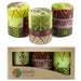 Hand Painted Candles in Kileo Design (box of three) - Nobunto - Culture Kraze Marketplace.com
