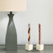 Tall Hand Painted Candles - Pair - Akono Design - Culture Kraze Marketplace.com