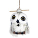 Felt Birdhouse - Snowy Owl - Wild Woolies - Culture Kraze Marketplace.com