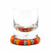 Hand Crafted Chakra Oranges Felt Ball Coasters 4 pack - Culture Kraze Marketplace.com