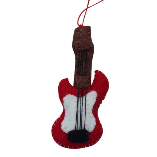 Guitar Felt Holiday Tree Hanging Ornament - Culture Kraze Marketplace.com