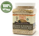 Quinoa & Brown Basmati Whole Grain Mix - Protein Rich Super Grain Jar-0
