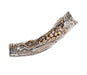 Decorative Yemenite Shofar with Sterling Silver with Menorah, Star of David and Olives - Culture Kraze Marketplace.com