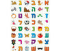 Small Colorful Stickers for Children - Aleph Beit Letters and Pictures - Culture Kraze Marketplace.com