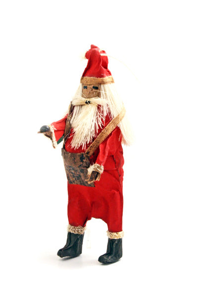 Rosy Red African Santa Holiday Ornament - Culture Kraze Marketplace.com