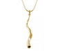 Gold Yemenite Shofar Necklace Pendant Rhodium Plated - Culture Kraze Marketplace.com