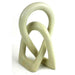 Soapstone Lovers Knot 6 inch Natural Stone - Culture Kraze Marketplace.com