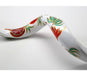 Hand Painted Yemenite Shofar with Pomegranates on White - Culture Kraze Marketplace.com