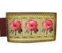 Woman's Belt with Pink Roses Design Buckle by Iris Design - Culture Kraze Marketplace.com