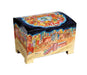 Yair Emanuel Hand Painted Colorful Wood Etrog Box - Jerusalem Design - Culture Kraze Marketplace.com
