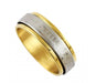 Stainless Steel Two Tone Shema Revolving Ring - Culture Kraze Marketplace.com