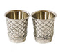Two Small Kiddush Cups for Children- Silver Plate - Culture Kraze Marketplace.com