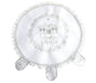 White Satin Passover Matzah Cover with Silver Embroidered Four Cups Design - Culture Kraze Marketplace.com