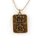 Israeli Army Dog Tag Bronze Pendant - IDF Emblem - Culture Kraze Marketplace.com