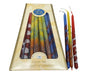 Handmade Dripless Hanukah Candles - Multicolor - Culture Kraze Marketplace.com
