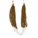 Multistrand Maasai Bead Necklace, White and Gold - Culture Kraze Marketplace.com