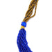 Multistrand Maasai Bead Necklace, Lapis Blue and Gold - Culture Kraze Marketplace.com