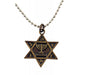 Israeli Army Star of David Bronze Pendant - Menorah - Culture Kraze Marketplace.com
