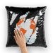 Culture Globe Logo Sequin Throw Pillow - Culture Kraze Marketplace.com