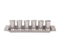 Yair Emanuel Six Anodized Aluminum Kiddush Cups and Tray – Metallic Colors - Culture Kraze Marketplace.com