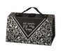 Faux Leather Handbag Etrog Box, Floral Design - Silver Hebrew Wording - Culture Kraze Marketplace.com