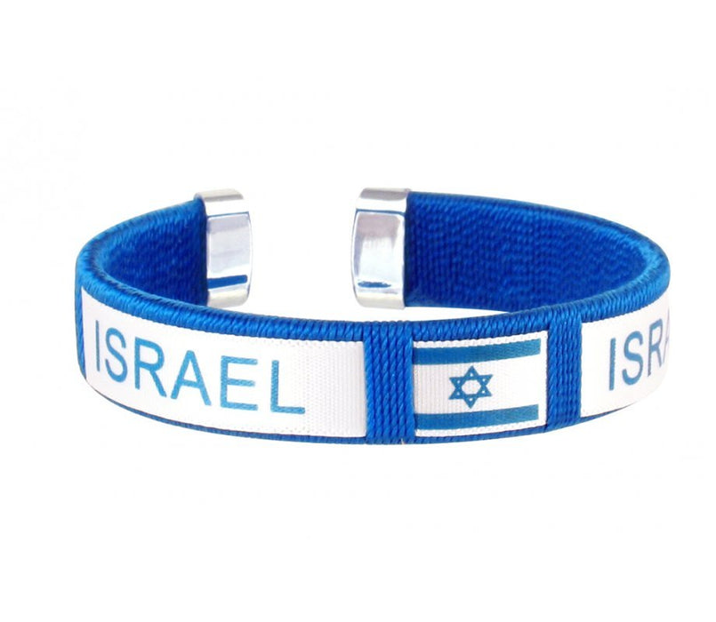 Flag of Israel Cuff Bracelet - One Size Fits All - Culture Kraze Marketplace.com