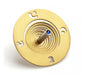 Adi Sidler Spiral Coil Chanukah Dreidel Brushed Aluminum - Gold - Culture Kraze Marketplace.com