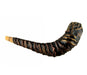 Distinctive Leather-bound Ram's Horn Shofar – Menorah Design - Culture Kraze Marketplace.com