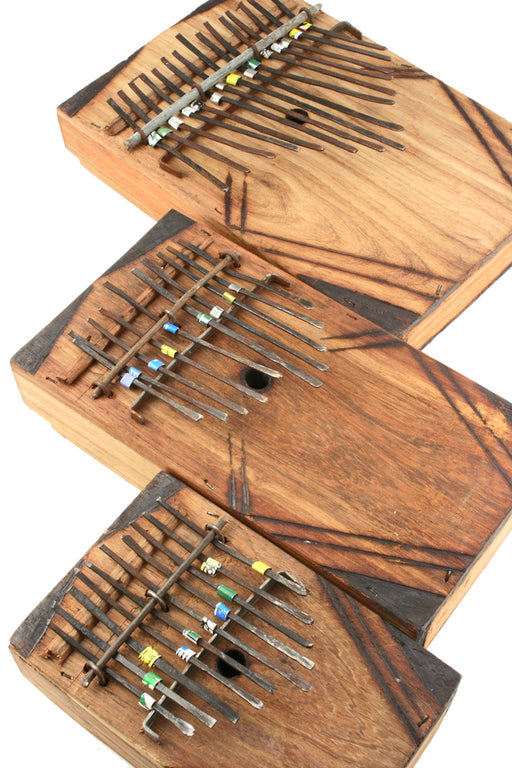 Kenyan Wooden Kalimba Thumb Pianos - Culture Kraze Marketplace.com