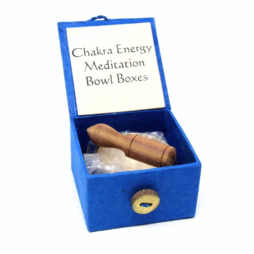 Mini Meditation Bowl Box: 2" Third Eye Chakra - Culture Kraze Marketplace.com