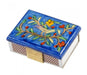 Yair Emanuel Painted Wood Matchbox Holder - Bird & Floral Theme - Culture Kraze Marketplace.com