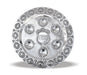 Nickel Plated Circular Seder Plate - Engraved Diamond Design - Culture Kraze Marketplace.com