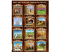 Laminated Colorful Wall Poster - Twelve Tribes of Israel with Symbols - Culture Kraze Marketplace.com