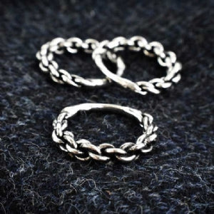 Pewter Chunky Twist Ring - Culture Kraze Marketplace.com