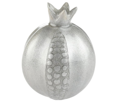 Decorative Aluminium Pomegranate for Rosh Hashanah - Silver - Culture Kraze Marketplace.com