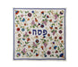Yair Emanuel Embroidered Silk Matzah & Afikoman Cover, Sold Separately - Flowers and Grapes - Culture Kraze Marketplace.com