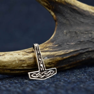 925 Sterling Silver Small Thor's Hammer - Culture Kraze Marketplace.com