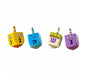 Emoji Design Colorful Wood Dreidel - Nes Gadol Haya Sham - Culture Kraze Marketplace.com