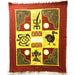 Four Creatures Batik in Red/Maroon - Tonga Textiles - Culture Kraze Marketplace.com