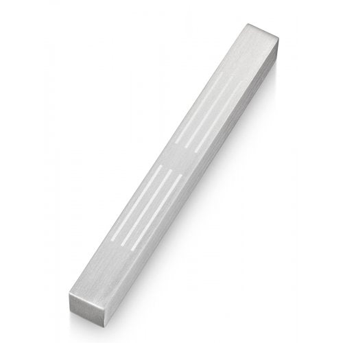 Lines of Shin Design Brushed Aluminum Silver Mezuzah Case - Culture Kraze Marketplace.com