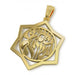 14K Gold Star of David Pendant Hear O Yisrael Shema Yisrael in Hebrew - Culture Kraze Marketplace.com