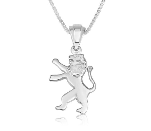 Sterling Silver Pendant Necklace - Roaring Lion of Judah - Culture Kraze Marketplace.com