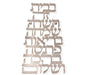 Dorit Judaica Floating Letters Wall Plaque Hebrew - Home Blessing - Culture Kraze Marketplace.com