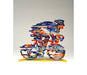 David Gerstein Free Standing Double Sided Bicycle Sculpture - Armstrong - Culture Kraze Marketplace.com