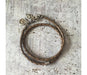 Galis Mans Double Wrap Brown Bracelet - Tube Element - Culture Kraze Marketplace.com