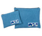 Ronit Gur Tallit and Tefillin Bags Set, Linen Like Blue Vitrage Design - Culture Kraze Marketplace.com