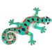 Eight Inch Spotted Metal Gecko - Caribbean Craft - Culture Kraze Marketplace.com