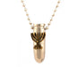 Israeli Army Bullet Metal Pendant - Menorah Symbol - Culture Kraze Marketplace.com