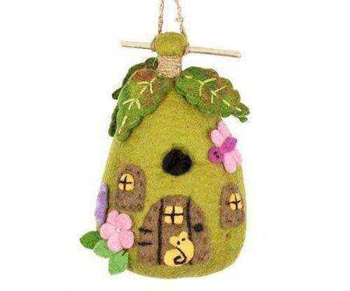 Felt Birdhouse fairy House - Wild Woolies - Culture Kraze Marketplace.com