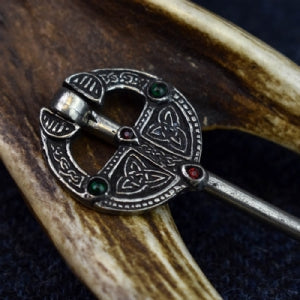 Pewter Ballinderry Ring Brooch - Culture Kraze Marketplace.com